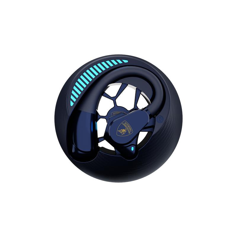 Lamborghini Official Wireless Earbuds | Sport Ear Hook Audifonos Bluetooth 6.0 Design Headphones | Secure Fit, Deep Bass, Low Power Use| Comfortable for Running, Gym & Daily Calls ,Traveling Gadgets Earphones with Long Endurance