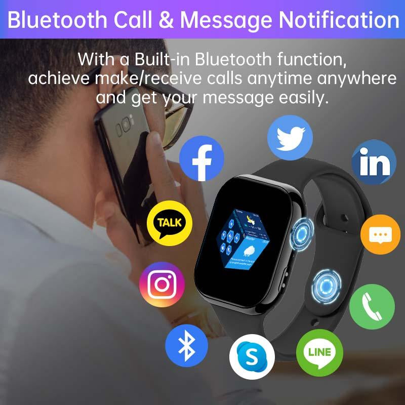 2025 New Multifunctional Men Women'S Smartwatch, 2.02-Inch Smart Watch with Answer/Make Calls/100+ Sports Modes/Message Reminder, IP67 Waterproof Smart Watch for Android Iphone Devices, Fitness 24/7 Heart Rate, Bluetooth