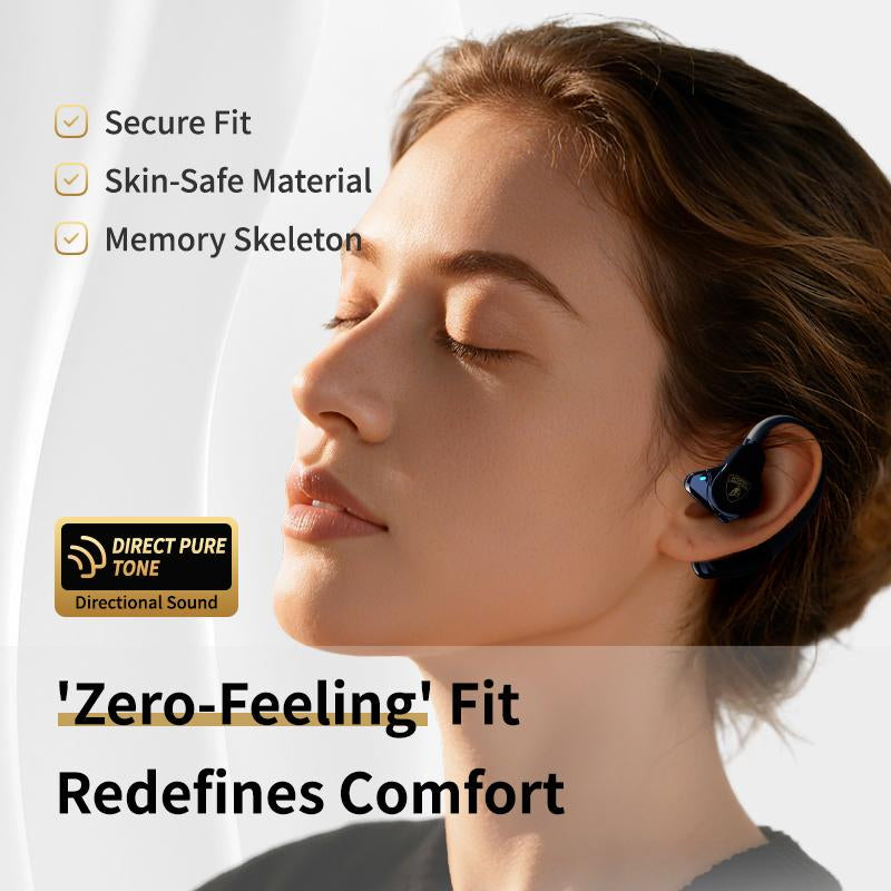 Lamborghini Official Wireless Earbuds | Sport Ear Hook Audifonos Bluetooth 6.0 Design Headphones | Secure Fit, Deep Bass, Low Power Use| Comfortable for Running, Gym & Daily Calls ,Traveling Gadgets Earphones with Long Endurance