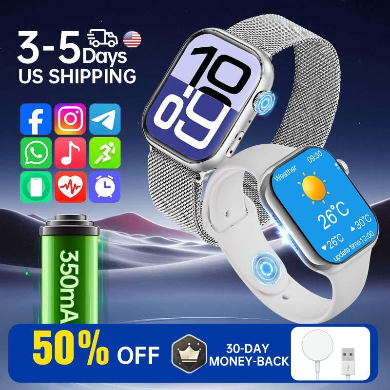 2025 New Multifunctional Men Women'S Smartwatch, 2.02-Inch Smart Watch with Answer/Make Calls/100+ Sports Modes/Message Reminder, IP67 Waterproof Smart Watch for Android Iphone Devices, Fitness 24/7 Heart Rate, Bluetooth
