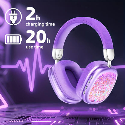 Bluetooth Headphones Over-Ear, Foldable Wireless and Wired Stereo Headset Micro SD/TF, for Cell Phone,Pc,Soft Earmuffs &Light Weight for Prolonged Wearing.Wireless Headphones On-Ear Headphones