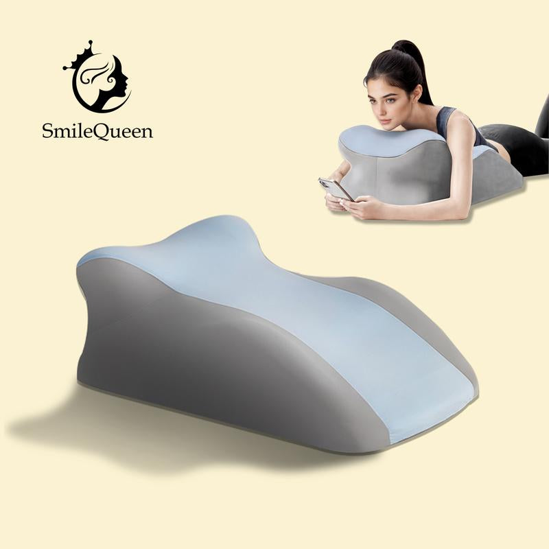Memory Foam Wedge Pillow for Adults, Ergonomic Design, Memory Foam Pillow for Back, Neck, Leg Support, Face-Down Reading Pillow Soft Fabric Comfortably, Versatile Usage, Sleep Pillow Home, Living Room Bed Sofa Wedge Pillow Ideal for Back Massage