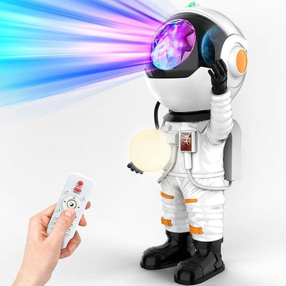 Rossetta Astronaut Galaxy Projector,Space Projector with Cozy Lighting for Bedroom,Star Projector Lamp with Timer and Remote,Kids Adults Room Decor