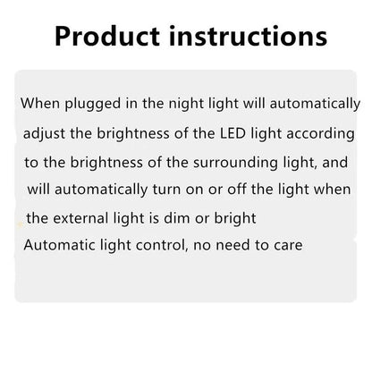 LED Night Light Set - 6 Counts, Energy Efficient 3000K Warm Glow, Smart Sensor, Plug-And-Play, Ideal for Room, Hallway, Lights Bedrooms, Bathroom, Kitchens Plug-In Night Light Ambient Light Indoor Lighting Lamps Lamp Cool Gadgets Wall Lights